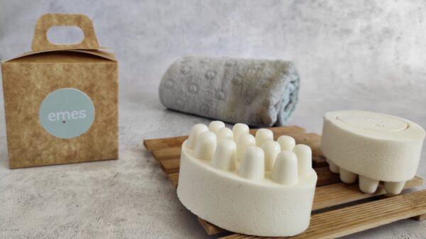 Jabón vegano para piel y bombachas absorbentes – Lavanda o Naranja Especiada