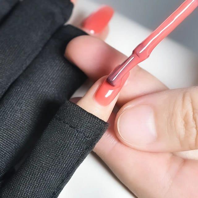 2 pares de guantes con filtro UV para hacer uñas