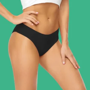 bikini absorbente sin costuras tiro bajo, para playa y piscina