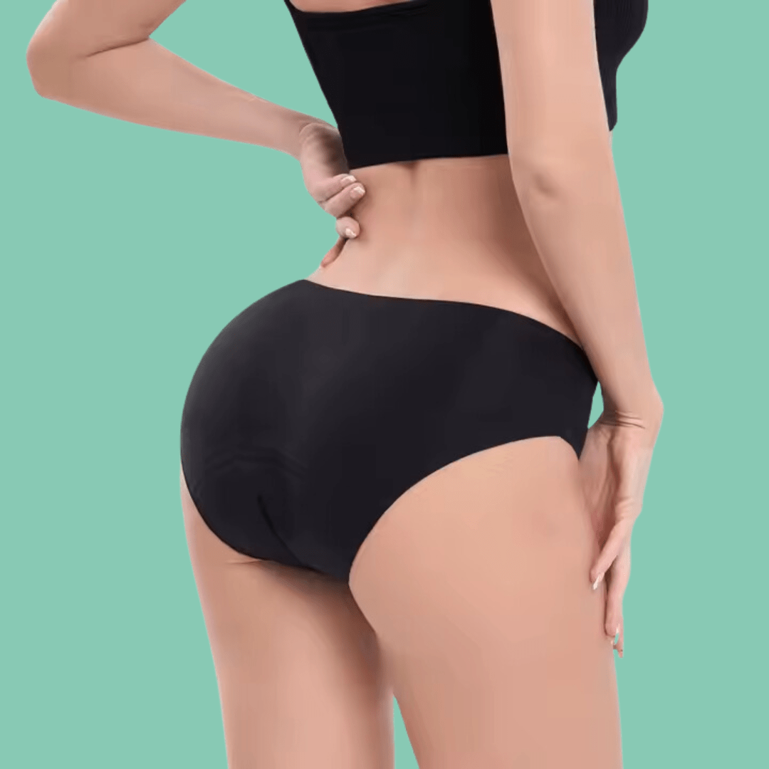 Bikini menstrual absorbente tiro medio, apto para playa y piscina