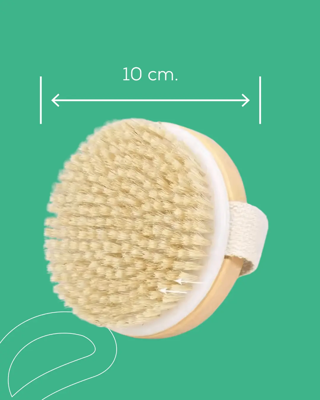 Cepillo corporal cepillado en seco