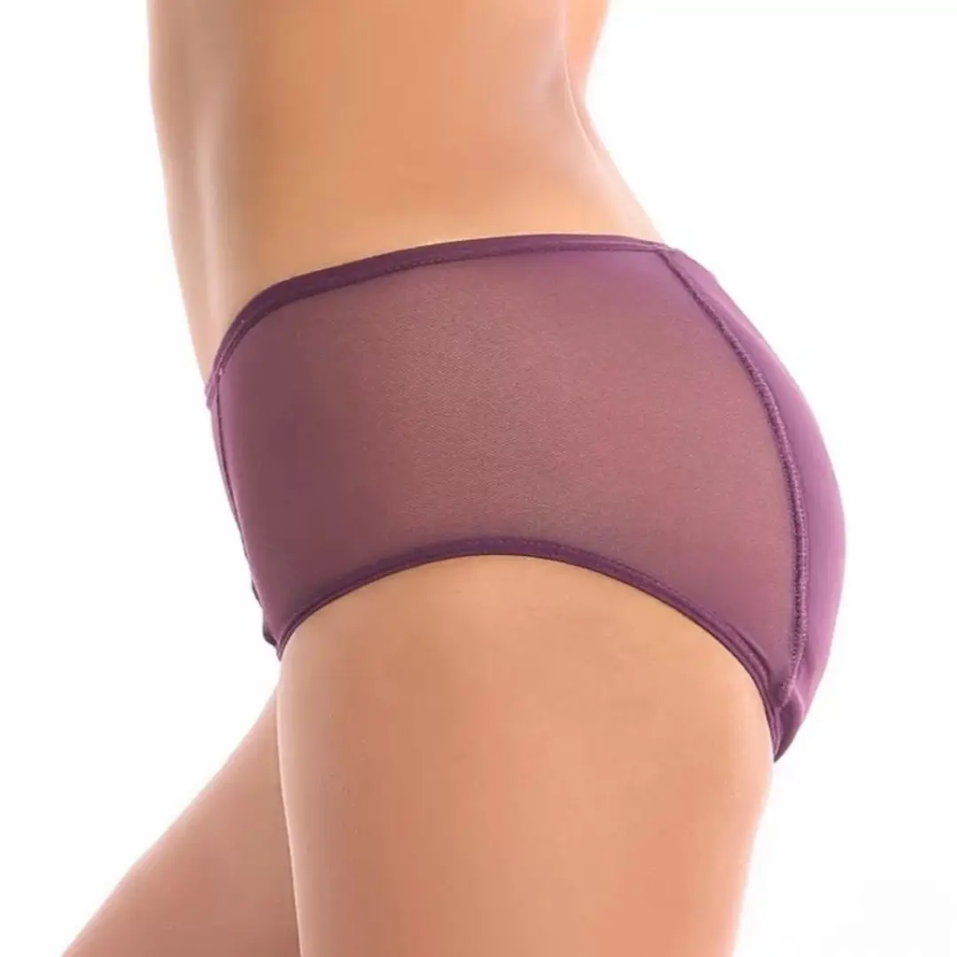 bombacha menstrual violeta