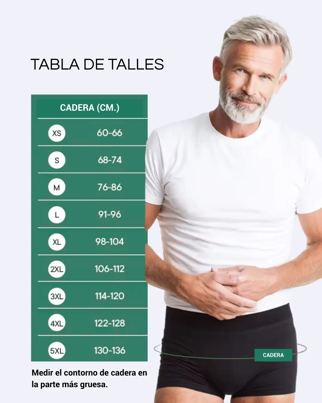 bóxer absorbente masculino